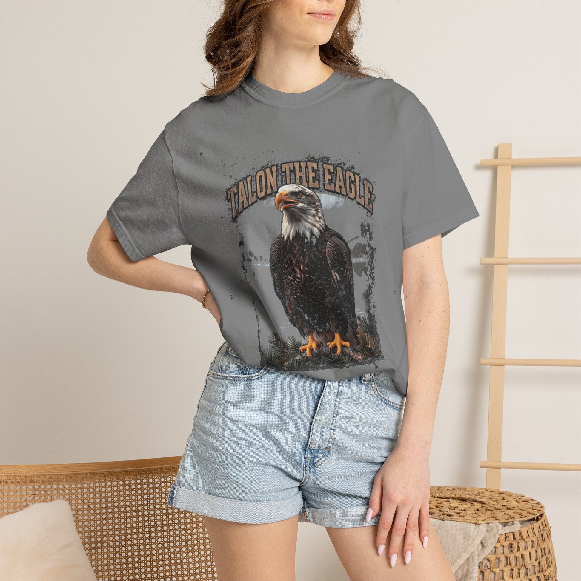 Eagle Graphic T-Shirt — “Rally on the Eagle” Vintage Wildlife Tee