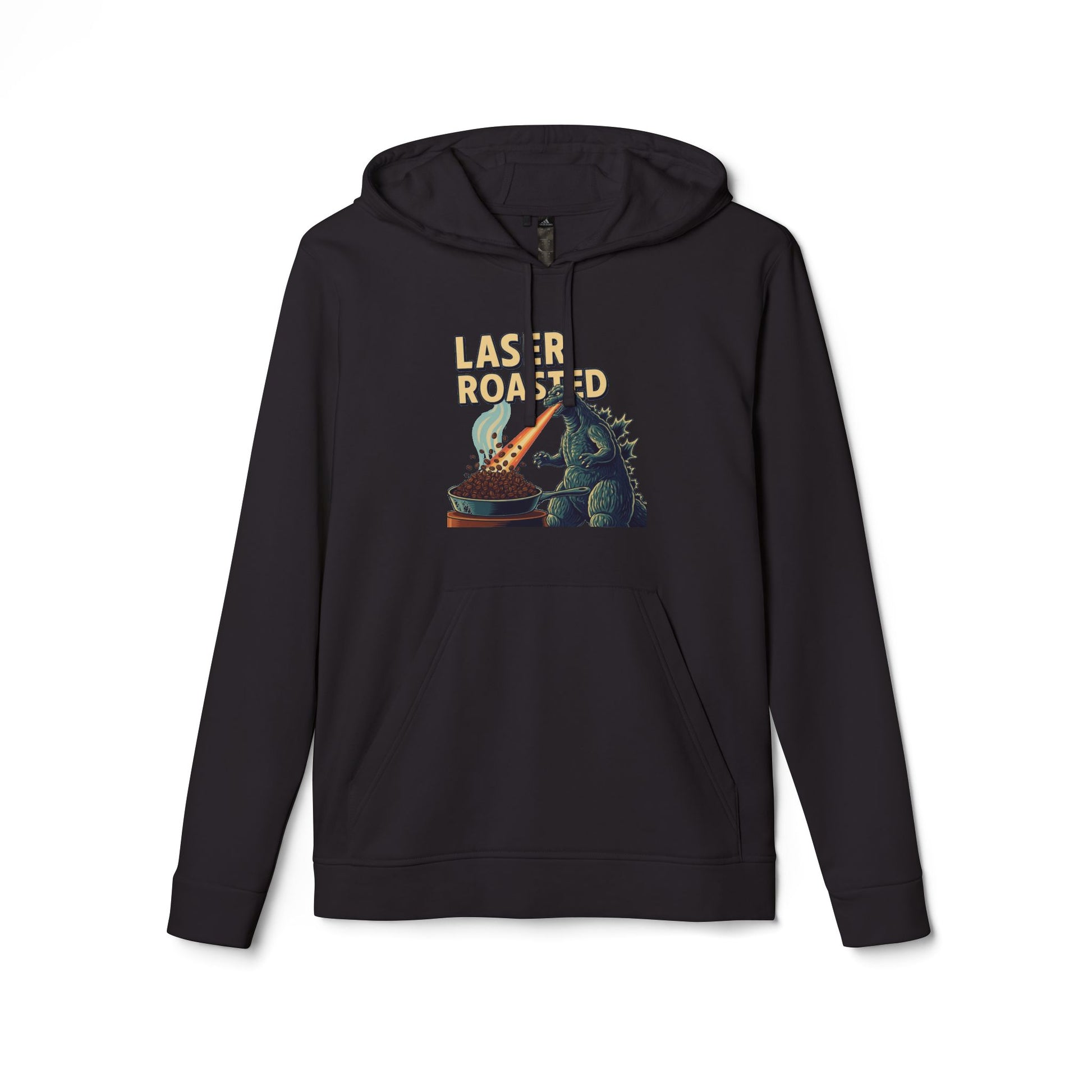 Laser Roasted Coffee Monster Hoodie – Unisex Fleece Sweatshirt by Adidas