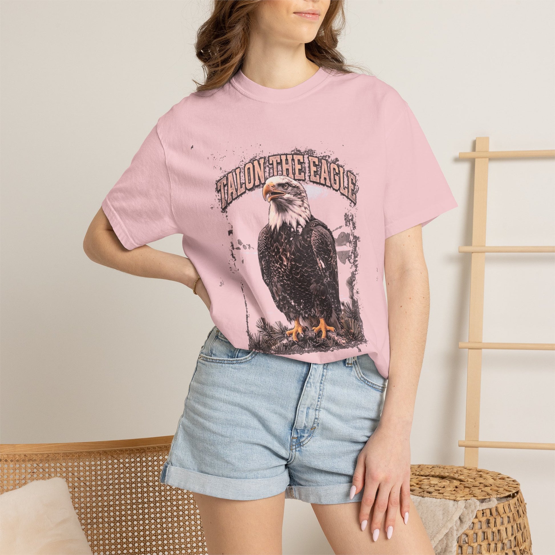 Eagle Graphic T-Shirt — “Rally on the Eagle” Vintage Wildlife Tee