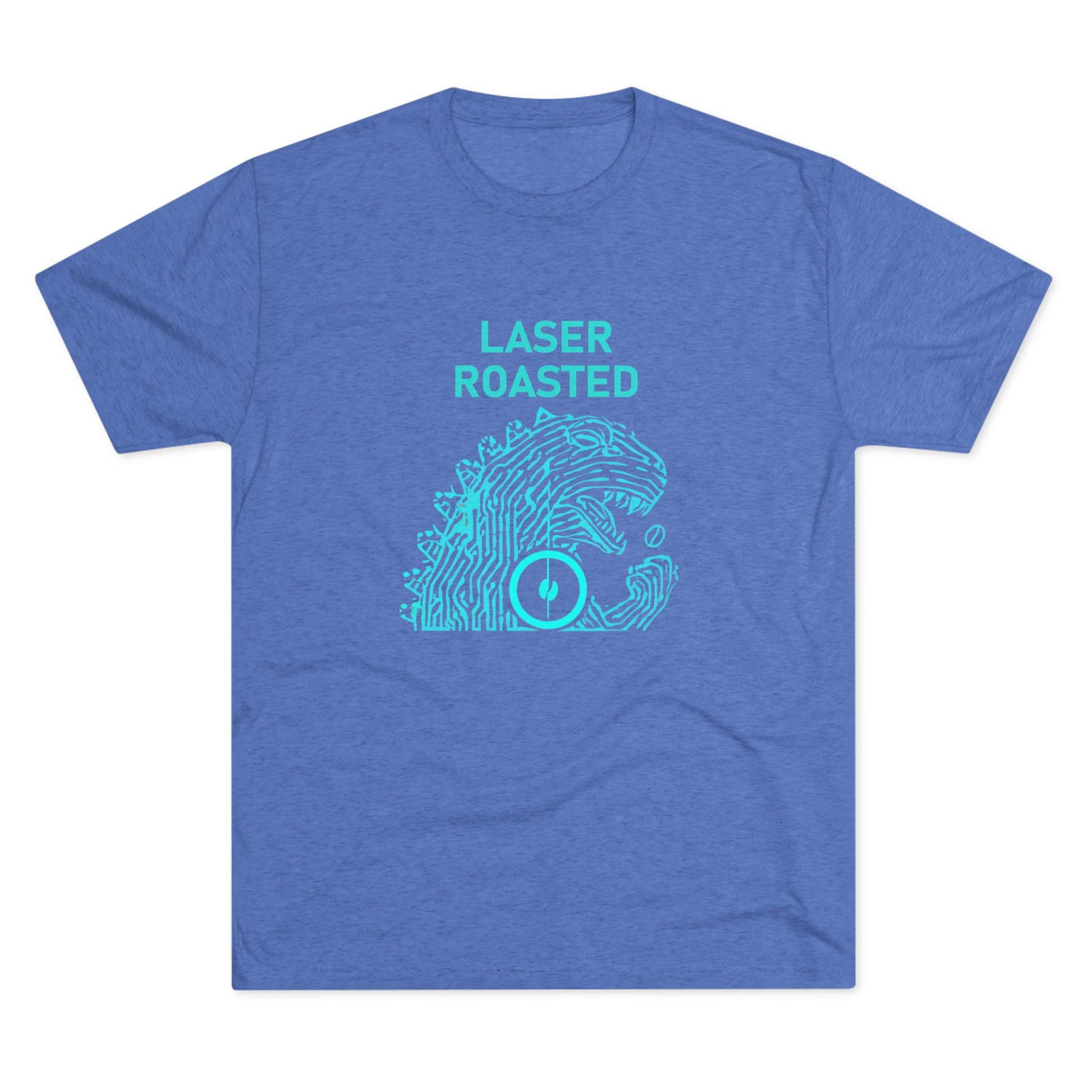 Laser Roasted Coffee Monster Crew Tee | Unisex Tri-Blend Shirt