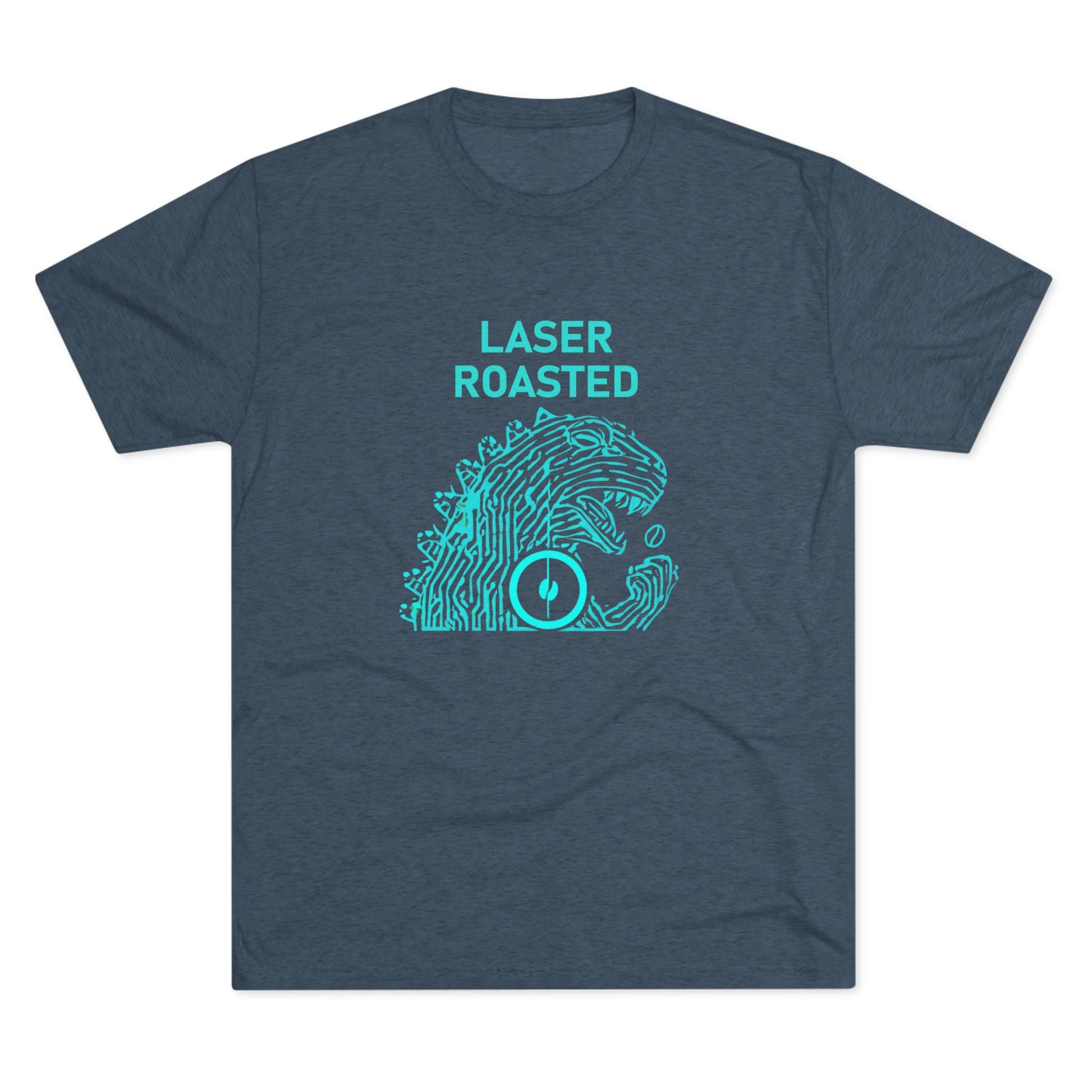 Laser Roasted Coffee Monster Crew Tee | Unisex Tri-Blend Shirt