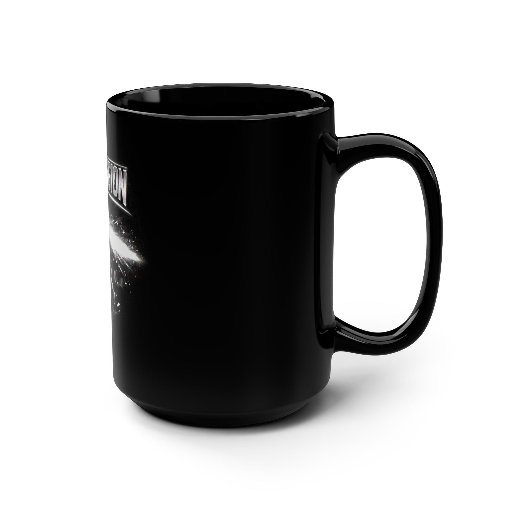 Laser Legion Black Ceramic Mug — 15oz Monster Coffee Cup