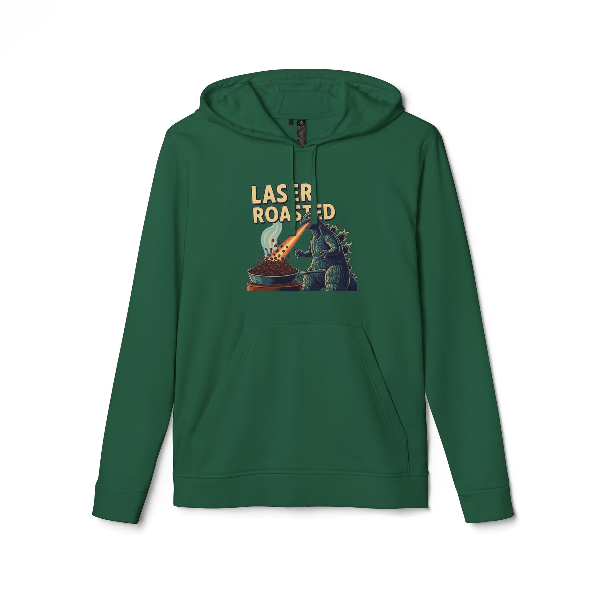 Laser Roasted Coffee Monster Hoodie – Unisex Fleece Sweatshirt by Adidas