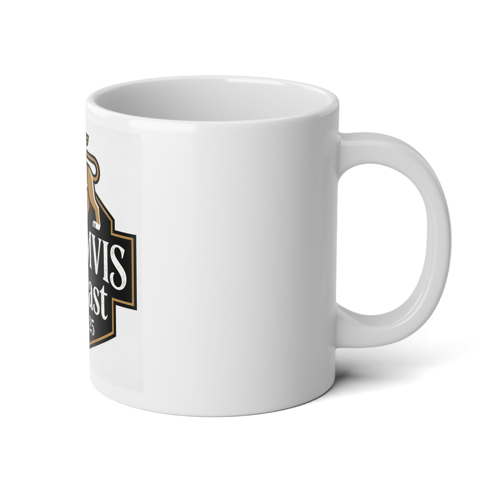 Ben's MVIS Podcast 20oz Jumbo Mug — Lion Logo Coffee Cup, Est. 2025