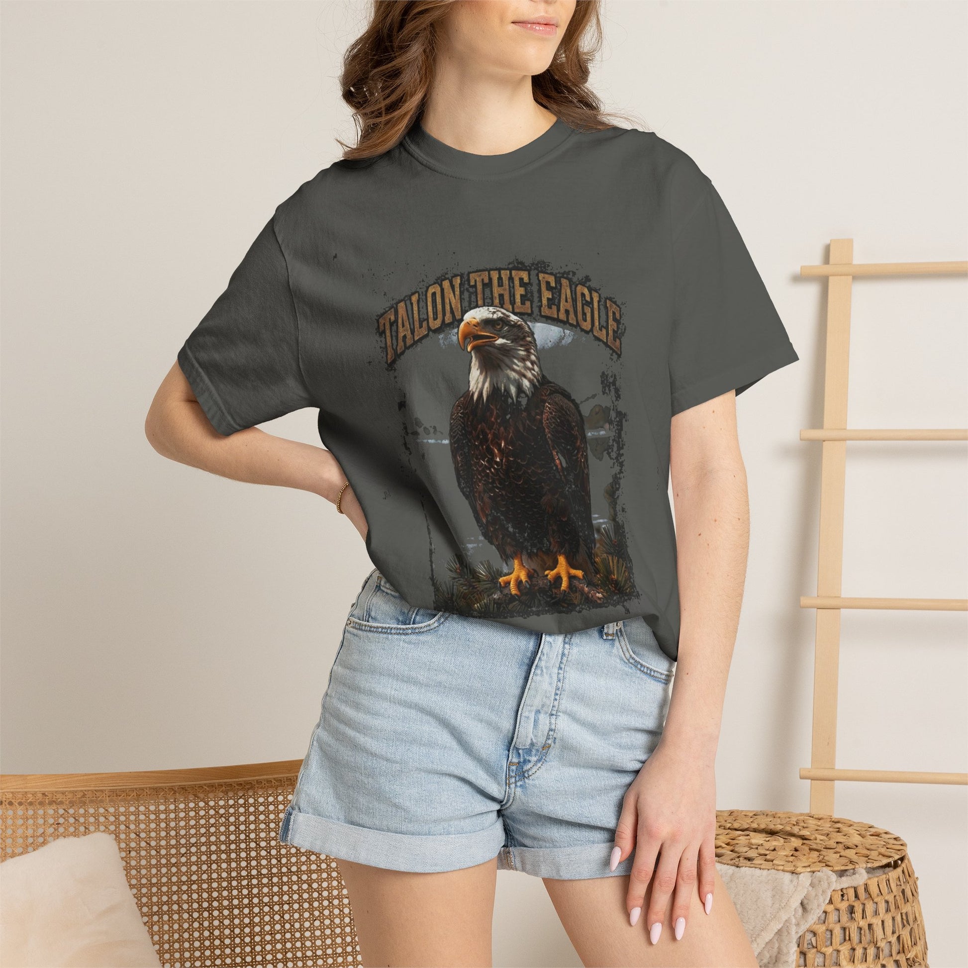 Eagle Graphic T-Shirt — “Rally on the Eagle” Vintage Wildlife Tee