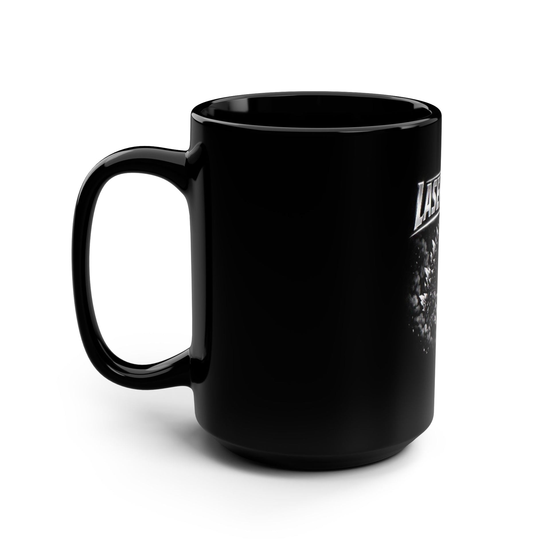 Laser Legion Black Ceramic Mug — 15oz Monster Coffee Cup