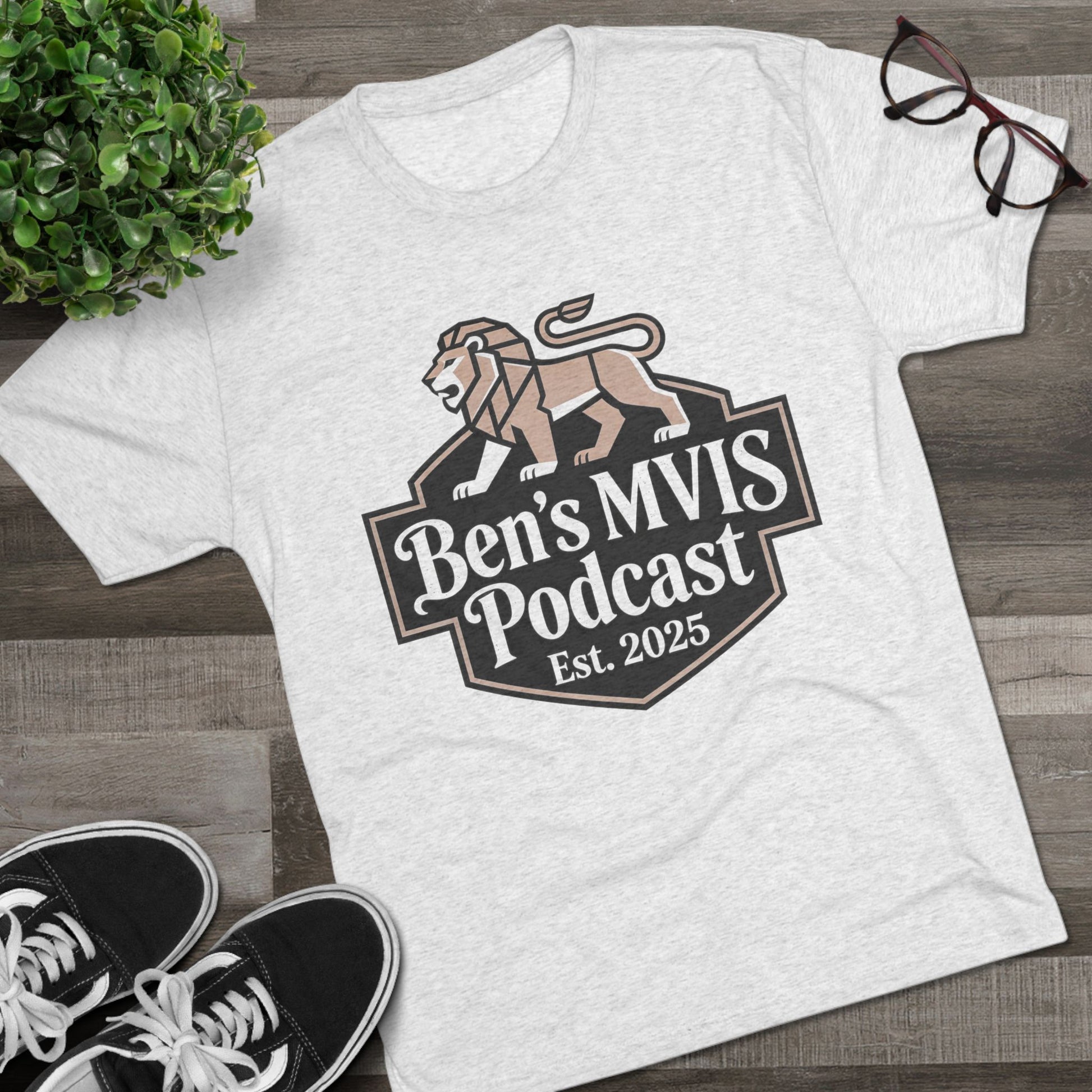 Ben's MVIS Podcast Lion Logo Tee