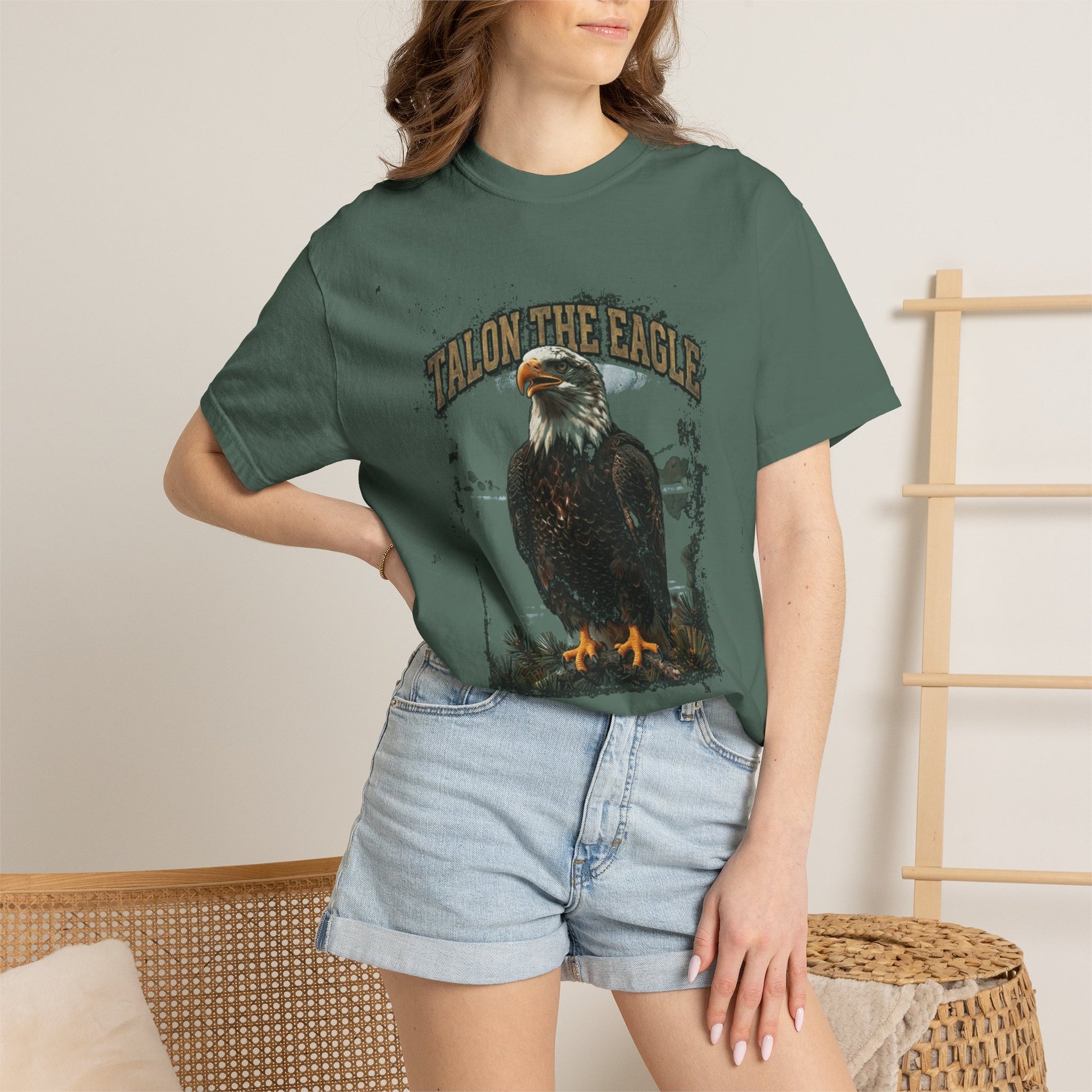 Eagle Graphic T-Shirt — “Rally on the Eagle” Vintage Wildlife Tee