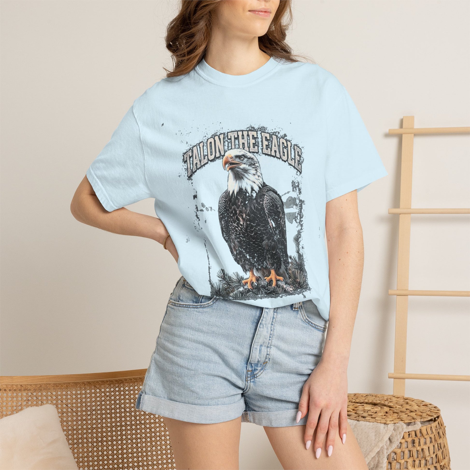 Eagle Graphic T-Shirt — “Rally on the Eagle” Vintage Wildlife Tee