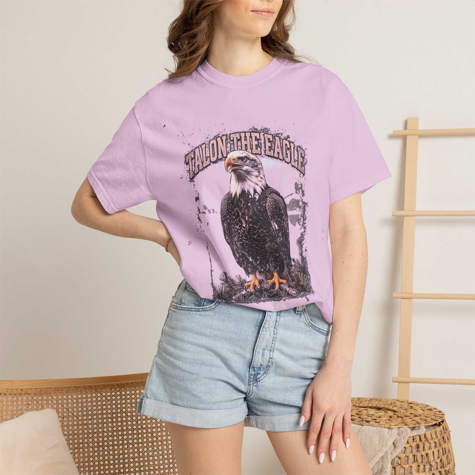 Eagle Graphic T-Shirt — “Rally on the Eagle” Vintage Wildlife Tee