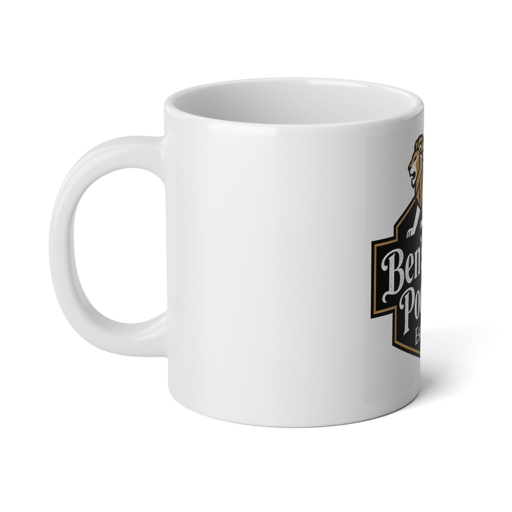 Ben's MVIS Podcast 20oz Jumbo Mug — Lion Logo Coffee Cup, Est. 2025
