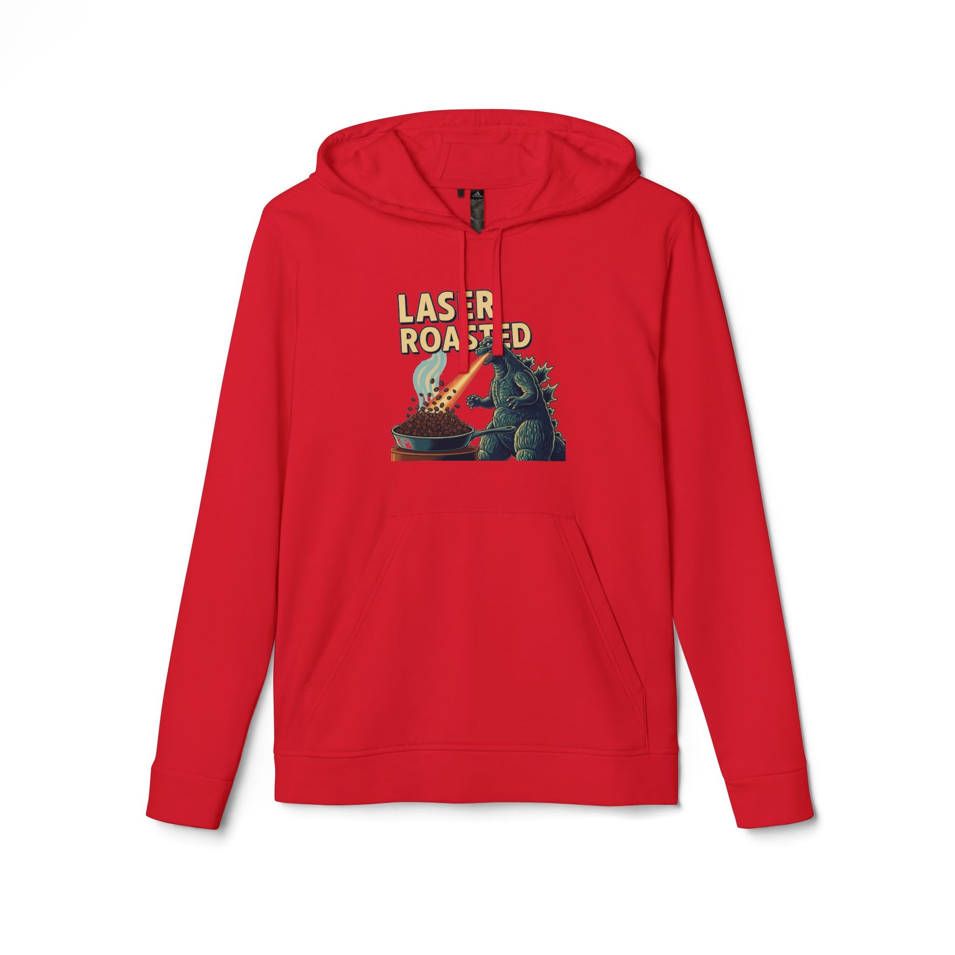 Laser Roasted Coffee Monster Hoodie – Unisex Fleece Sweatshirt by Adidas