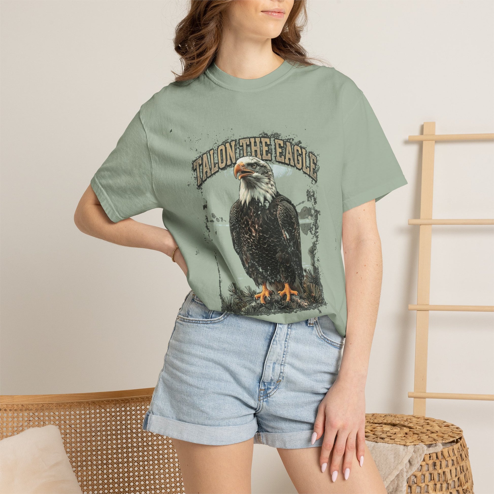 Eagle Graphic T-Shirt — “Rally on the Eagle” Vintage Wildlife Tee