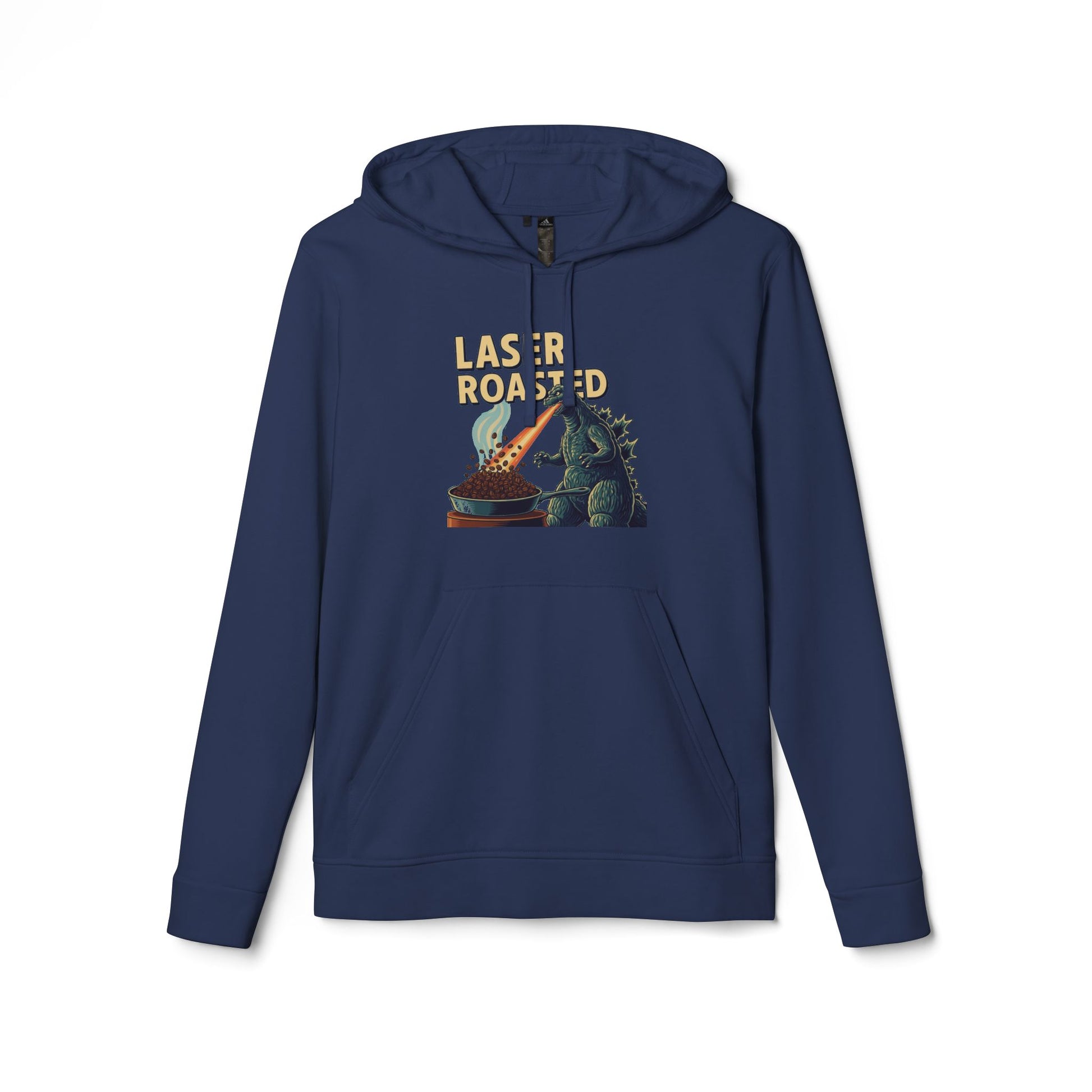 Laser Roasted Coffee Monster Hoodie – Unisex Fleece Sweatshirt by Adidas